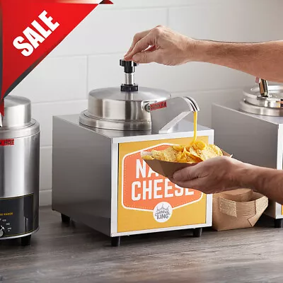 3.5 Qt. Electric Countertop Nacho Cheese Sauce Warmer Pump Dispenser - 120V • $220.51