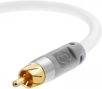 Mediabridge Ultra Series Subwoofer Cable (25 Feet) - Dual Shielded White  • $21.80