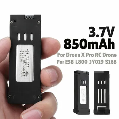 Upgrade 3.7V 850mAh Lipo Battery For Drone X Pro RC Drone Quadcopter Spare Parts • $17.68