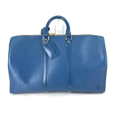 LOUIS VUITTON M42975 Epi Travel Bag Keepall45 Hand Bag Duffle Bag • $585