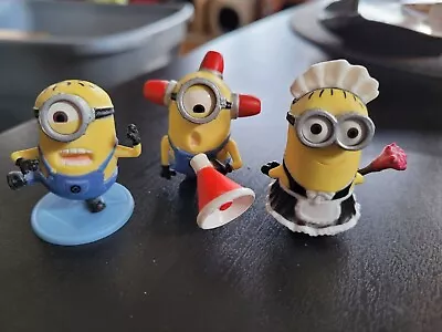 Minions Mini Figures Lot Of 3 • $9.99