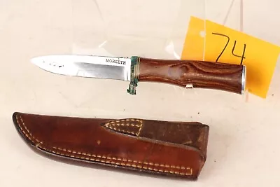 Early NOS Morseth Fixed Blade Hunting Knife With Sheath • $560
