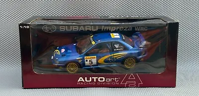 AUTOart Subaru Impreza WRC 99 R Burn/ R Reid #5 1/18 Scale Diecast Model 89992 • $189.43