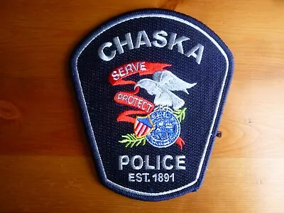 CHASKA MINNESOTA Police Patch MI Department State UNIT Obsolete Original USA • $29