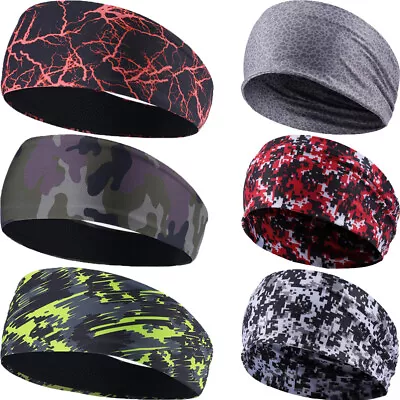 Women Workout Headband Sports Hairbands Mens Quick Drying Yoga Running Sweatband • $6.99