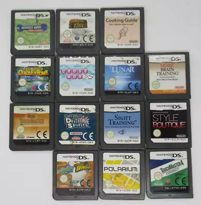 Assorted Nintendo DS Game Cartridges - All Working - Choose Your Own - Free Post • $4.95