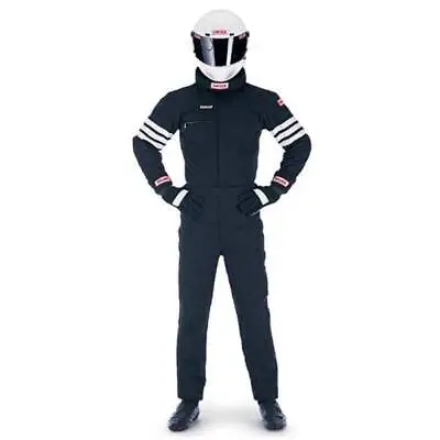 Simpson Racing 402111 2-Layer Driving Suit - SFI 3.2A/5 - Adult Small - Black • $359.77