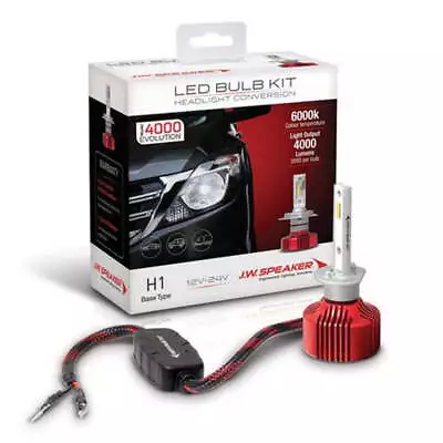 JW Speaker 990001 12-24V 4000 H1 6200K Driverless LED Headlight Bulb Kit • $127.49