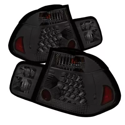 Spyder Fits BMW E46 3-Series 02-05 4Dr Tail Lights Smke ALT-YD-BE4602-4D-LED-SM • $268.99