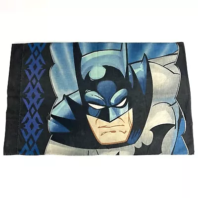 Vintage DC Comics Batman 2-Sided Graphic Standard Pillowcase 19” X 30” • $13.95