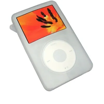 White / Clear Silicone Skin Case Cover IPod Classic Video 30GB 80GB 7th 160GB • $9.99