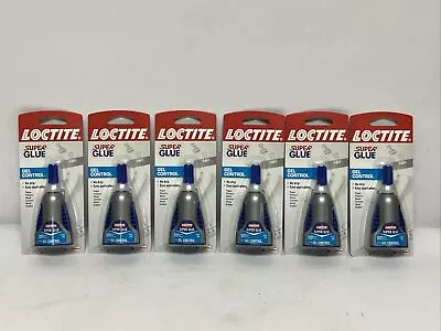 Lot Of (6) Loctite Super Glue Easy Squeeze Gel .14 Oz Super Glue Liquid. • $26