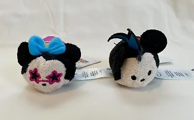 Disney TSUM TSUM Mickey & Minnie Mouse ROCKSTARS New With Tags 3” Mini Plush • $5.99