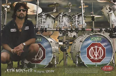 2005 2pg Print Ad Of Tama Starclassic Siamese Monster Drum Kit W Mike Portnoy • $9.99