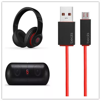 2 X Replacement Beats Solo/Studio Wireless Pill Mirco USB Recharge Cable • $19.99