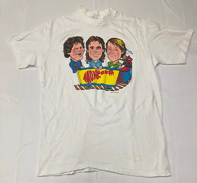 MONKEES - L - TShirt/Shirt 1989 Mickey Dolenz/Davy Jones/Peter Tork • $40