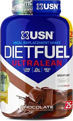 £37.99 • Buy USN Diet Fuel UltraLean Meal Replacement Weight Loss Shake High Protein 2.5kg