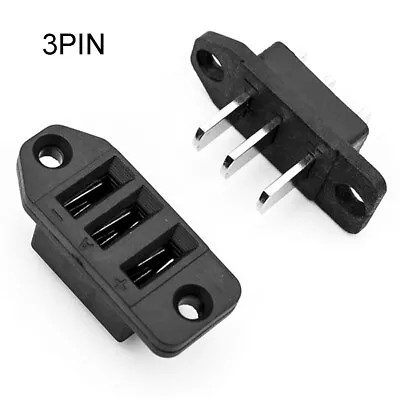 2 X Scooter 3Pin Battery Connector 3-Pin Power Battery Interface Connector New • $7.40