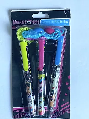 MONSTER HIGH Doll Clawsome Clip Pens W/ Robe Pack Of 3 Twyla Cleo NEW  • $9.95