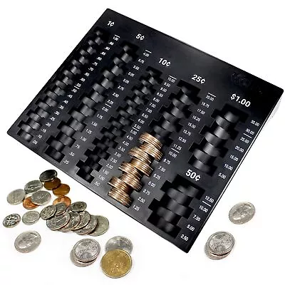 Coin Sorting Tray – Bank Teller Change Counter Coin Counting And Sorting Tray... • $28.46