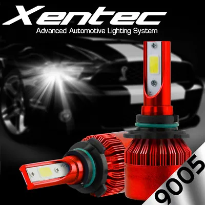 XENTEC 9005 HB3 H10 LED Headlight Kit Cree 60W 7600LM 9140 9145 6000K Bulb • $23.49
