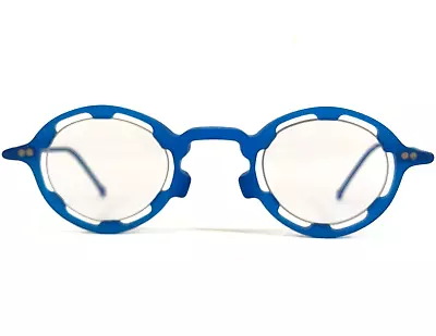 Vintage La Eyeworks Eyeglasses Frames REGUMBA 229M Matte Clear Blue 35-24-140 • $79.99