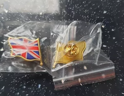 Lapel Pin. 2 X Union Jack England Lapel Pin. Badge. Metal Enamel. • £3.99