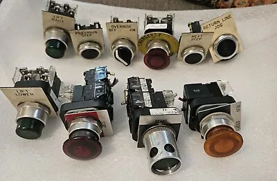 Allen-Bradley Push ButtonE-Stop & Switch Lot (10) • $50