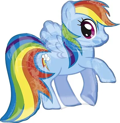 28  My Little Pony Rainbow Dash Supershape Foil Balloon • $10.99