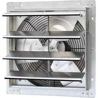 Gable Mount Shutter Fan Exhaust Vent Electric Powered 1200 CFM Variable Speed • $138.08