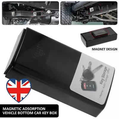 Portable Car Key Secret Box Magnetic Creative Case Holder For Key Black Outdoor • £5.99
