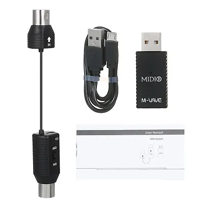 M-VAVE Wireless Transmission System MIDI Bluetooth Adapter USB Plug And Play • £17.99