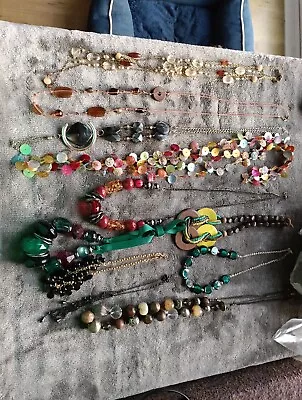 Job Lot Of Chunky Costume Necklaces • £5