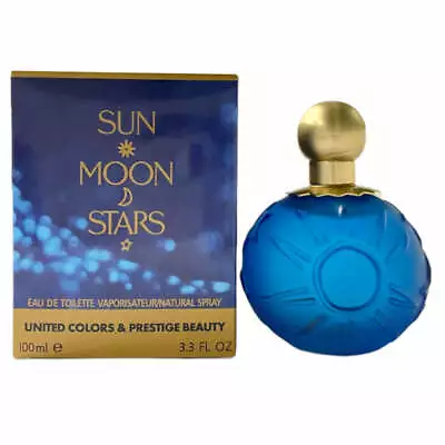 Sun Moon Stars United Colors & Prestige Beauty Women EDT 3.3 / 3.4 Oz New In Box • $33.15