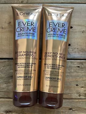 2 L'Oreal Ever Creme Deep Nourish Shampoo & Conditioner SET 8.5 Oz (250mL) NEW • $21.31