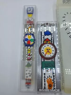 Vintage SWATCH WATCH Pack Passport '93 Elizabeth Taylor Beyond Boundaries RARE • $99.95