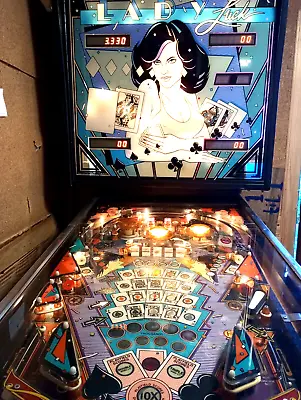Rare Bally  Lady Luck  1980s Pinball Machine • £1500