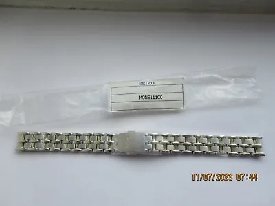 Seiko 13mm Bracelet 6mm Ref Mone.d.i Ref Lug 111 Stainless Steel Clasp C N.o.s • $15.86