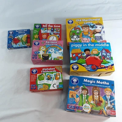£9.99 • Buy Orchard Toys 7 Game Bundle - All Complete - Educational Toys & Games
