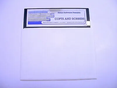 $17.99 • Buy VERY RARE Copts & Robbers By Sirius For Apple II+, Apple IIe, IIc, Apple IIGS