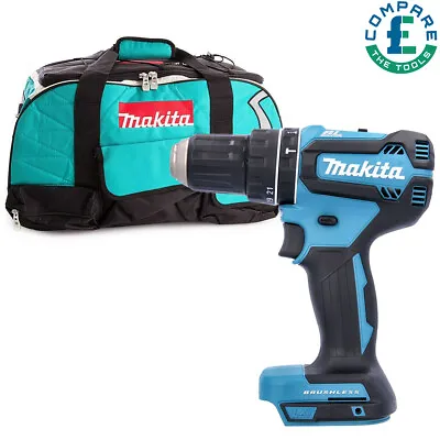 Makita DHP485 18V LXT Cordless Brushless Combi Drill With 831278-2 LXT400 Bag • £124.43