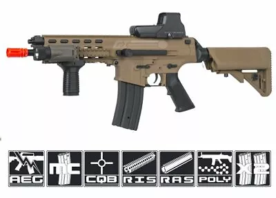 Echo 1 Robinson Armament XCR-C Short AEG Airsoft Rifle (Tan) 12612 • $195