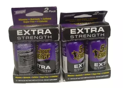 5-hour Energy Extra Strength Grape 4 Pack • $11.24