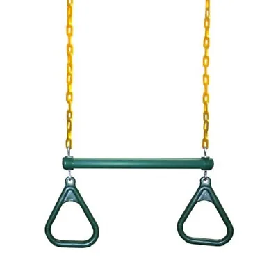 $21.99 • Buy NEW Gorilla Playset 04-0006 - 17 INCH TRAPEZE BAR W/ RINGS ASSEMBLY