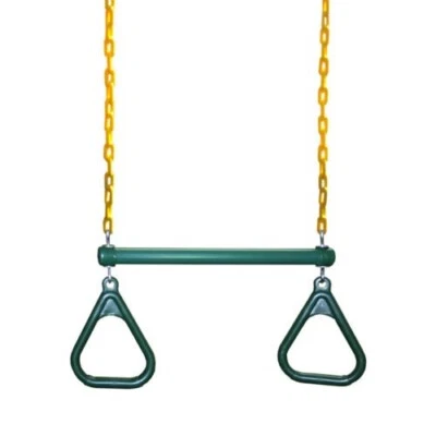 $21.99 • Buy NEW Gorilla Playset 04-0006 - 17 INCH TRAPEZE BAR W/ RINGS ASSEMBLY