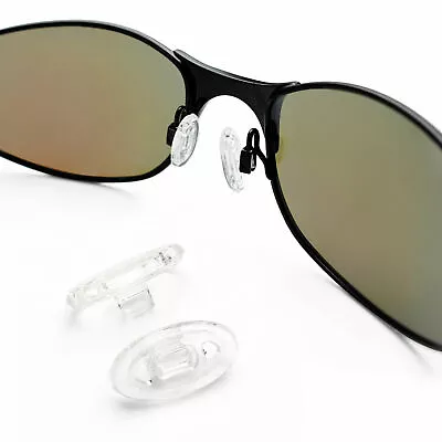 PapaViva Clear Replacement Nose Pads Holder For-Oakley Breathless Sunglasses • $9.99