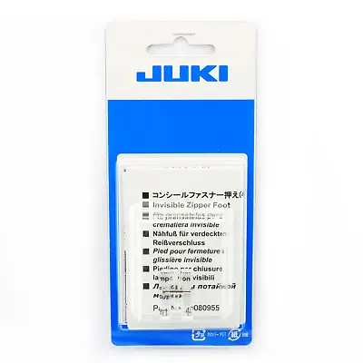 Invisible Zipper Foot #40080955 For Juki HZL-DX7 HZL-F300 F400 HZL-G Series • $14.50