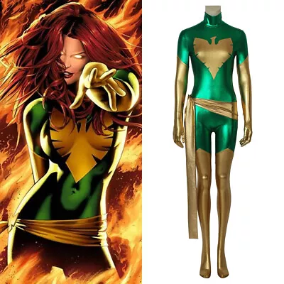 Phoenix Costume X-Men Cosplay Suit Handmade • $77.89