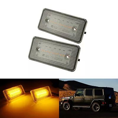 2x LED Front Side Marker Light Lamps For 2002-14 Mercedes G Class W463 G500 G550 • $27.85