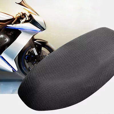 Motorcycle Scooter Seat Cover 2-Layer Non-Slip Mesh Sleeve Heat Insulation Pad • $5.71